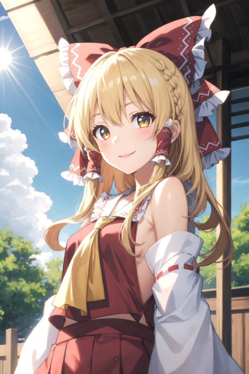 巫女装束 | の人気AIイラスト・グラビア