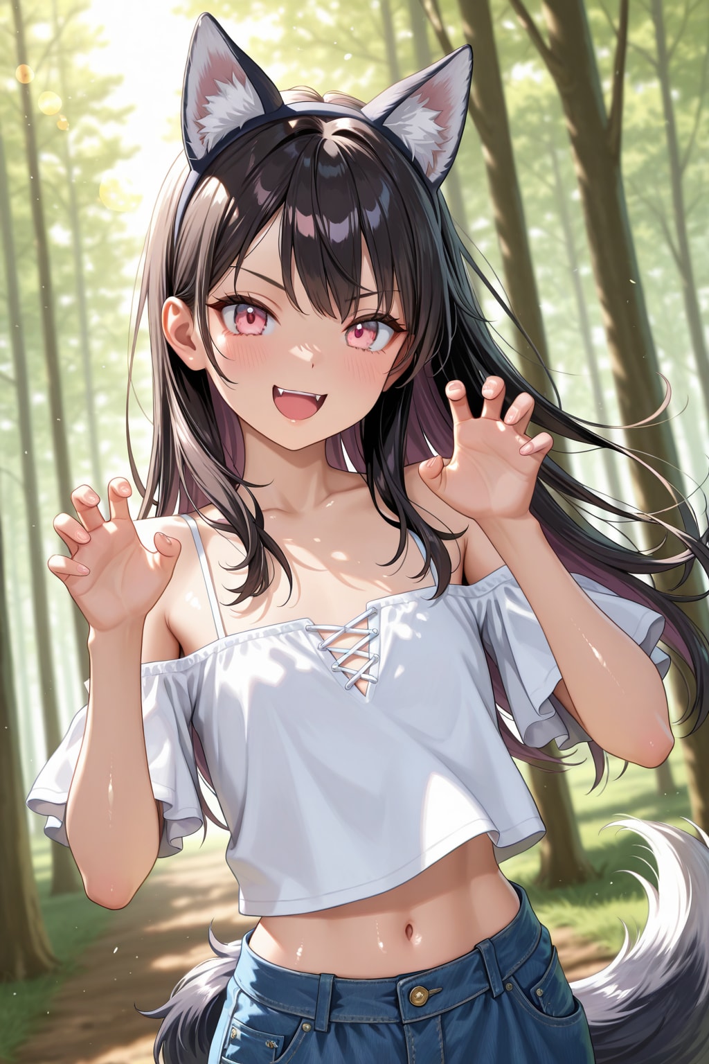 【本日の板野ちゃん】「がおー！　狼だぞー！」