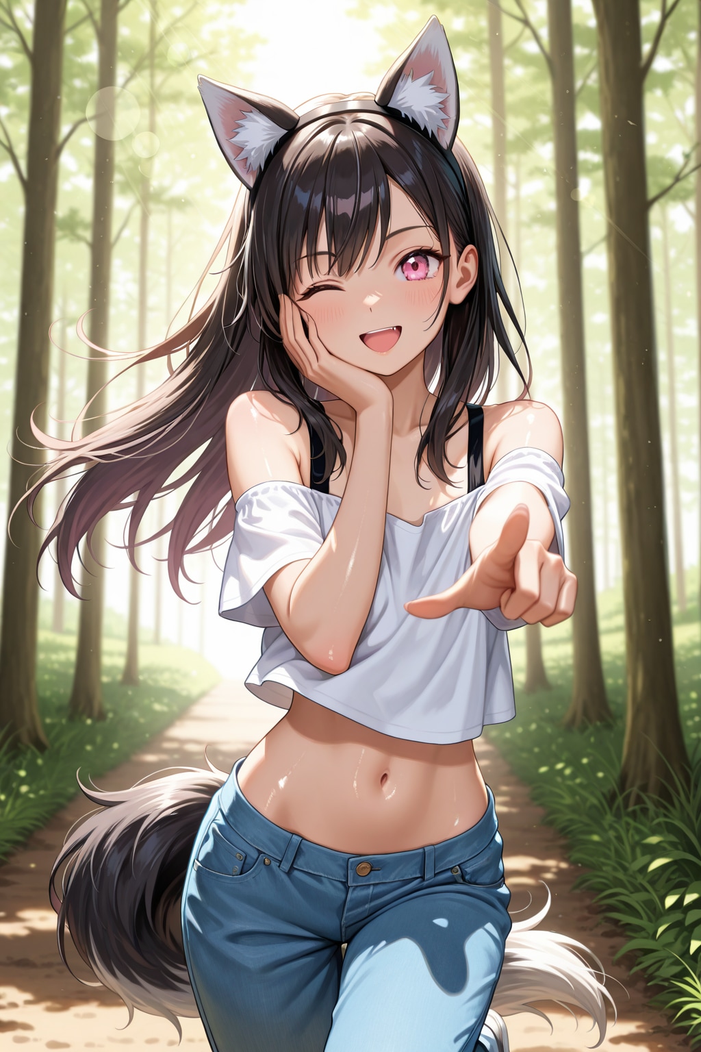 【本日の板野ちゃん】「がおー！　狼だぞー！」
