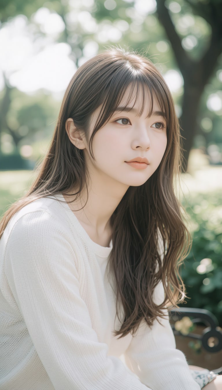 公園にて…