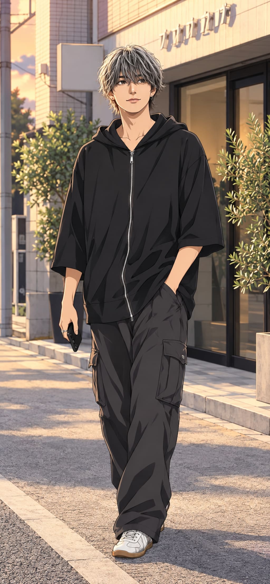 銀髪BOYくんコーデ♡