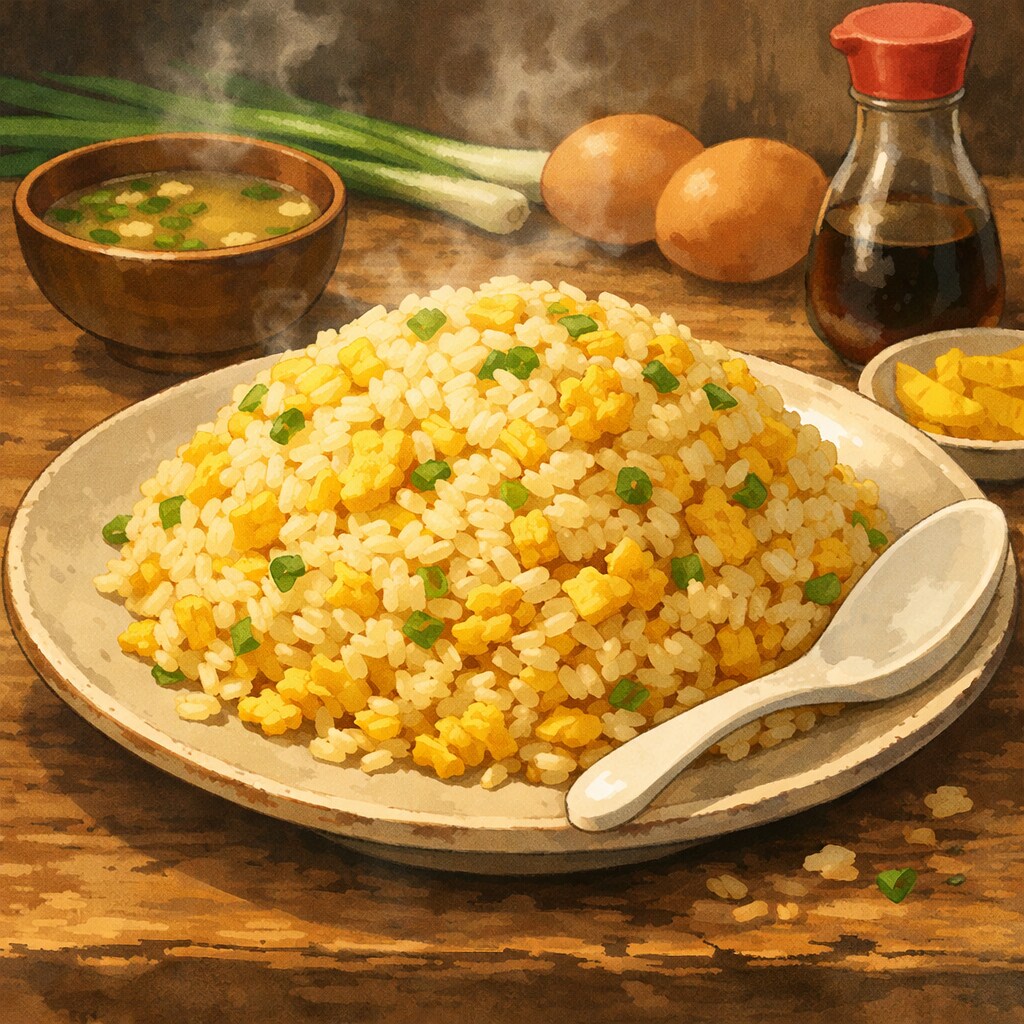 【ジブリ食堂】疲れた身体にガッツ！黄金のチャーハン