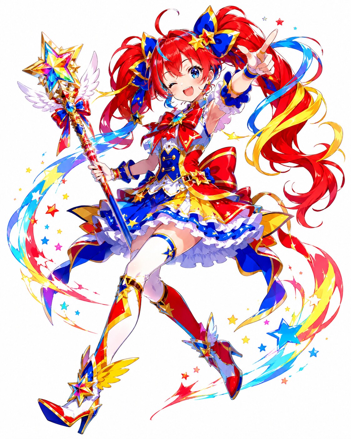 原色風味な魔法少女ちゃん