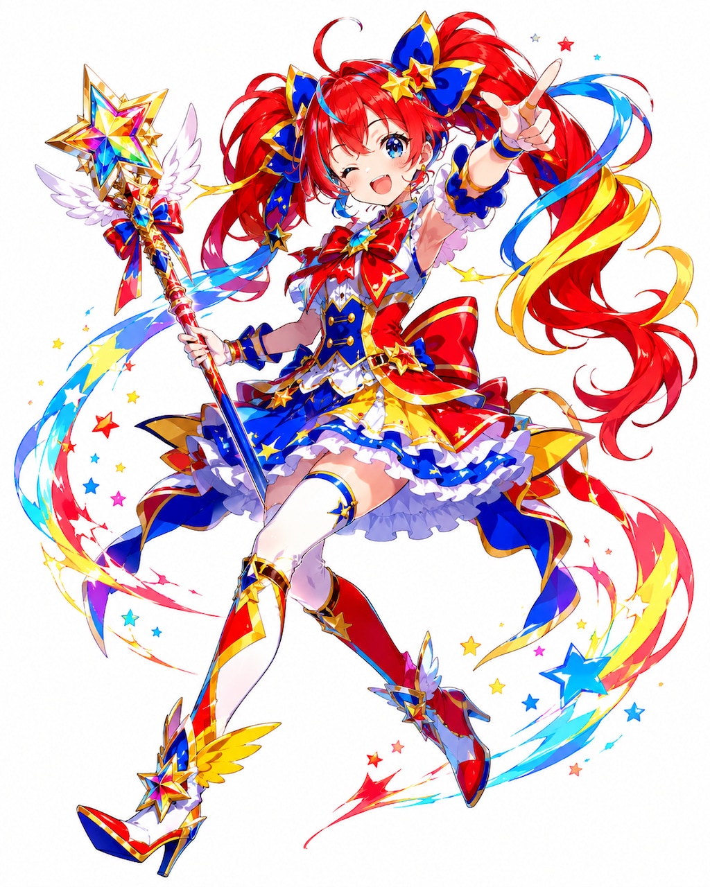 原色風味な魔法少女ちゃん