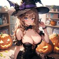 ハロウィンの女の子 5枚目