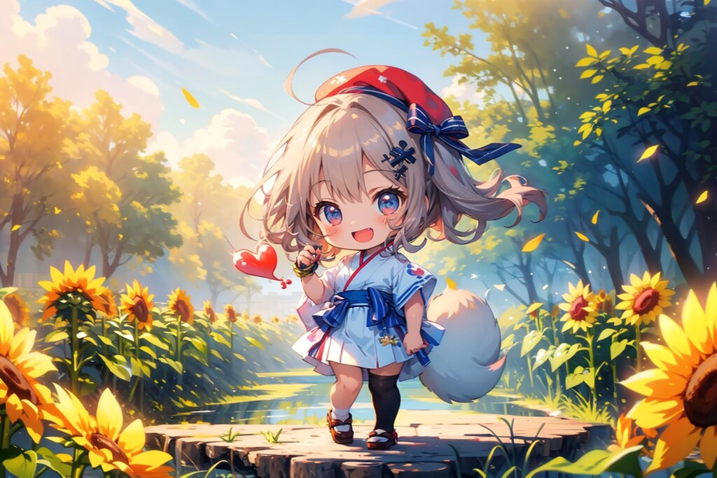 〖ちびヒマワリ〗かなぁ-。