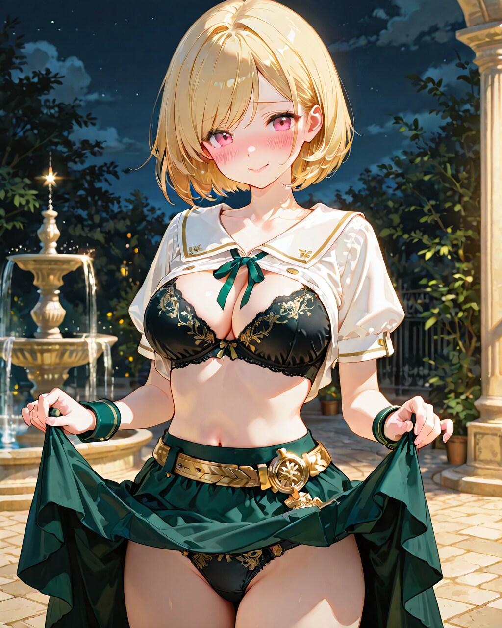 学校での露出オナ