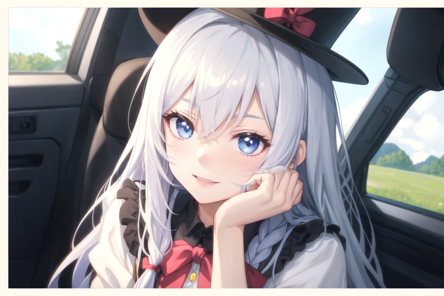 笑顔で彩るドライブ | の人気AIイラスト・グラビア