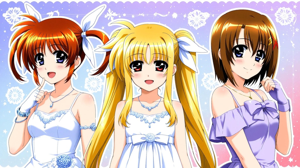 なのは➡　ドレス着てみた　似合ってる⁉