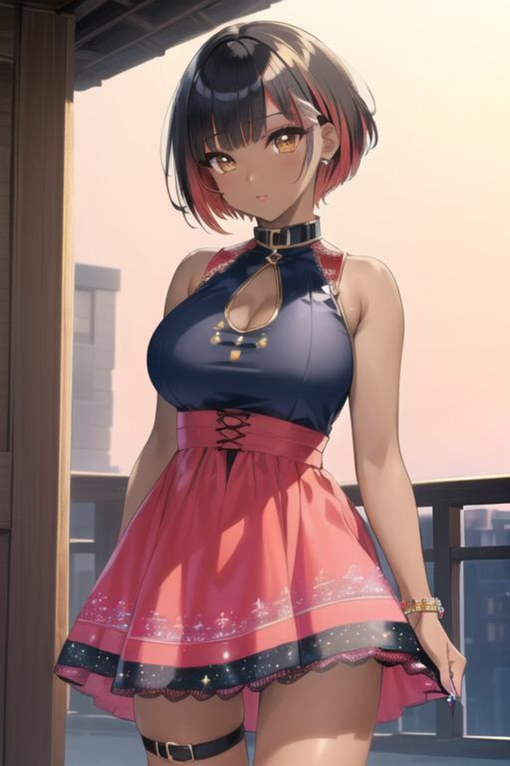 桐島カナ56（レインボーワンピース）