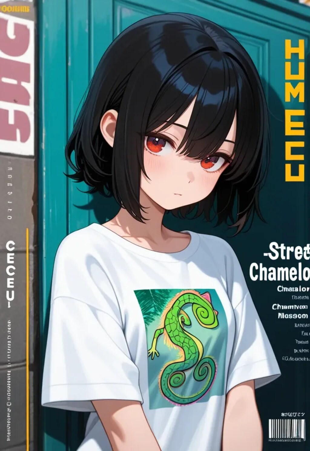 カメレオンTファッション誌