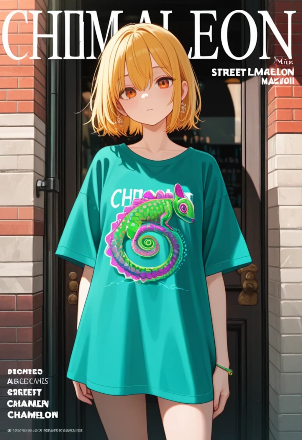 カメレオンTファッション誌