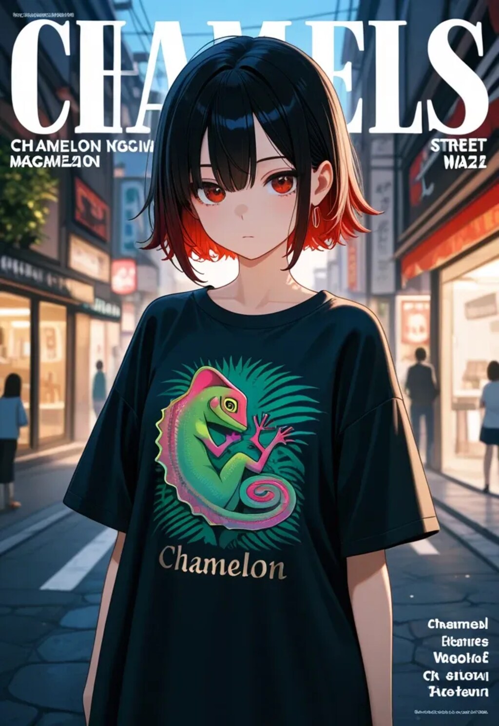 カメレオンTファッション誌