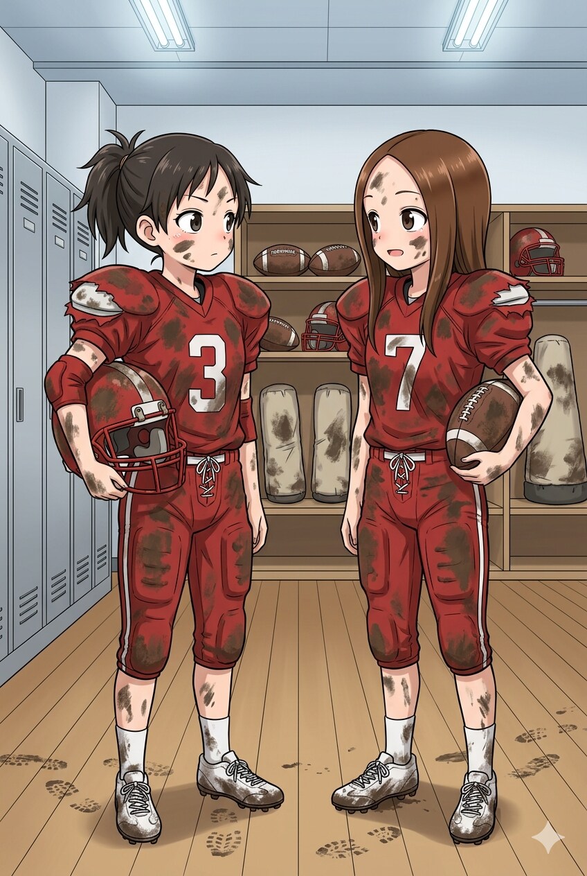 🏈泥まみれの女子アメフト 166 | の人気AIイラスト・グラビア