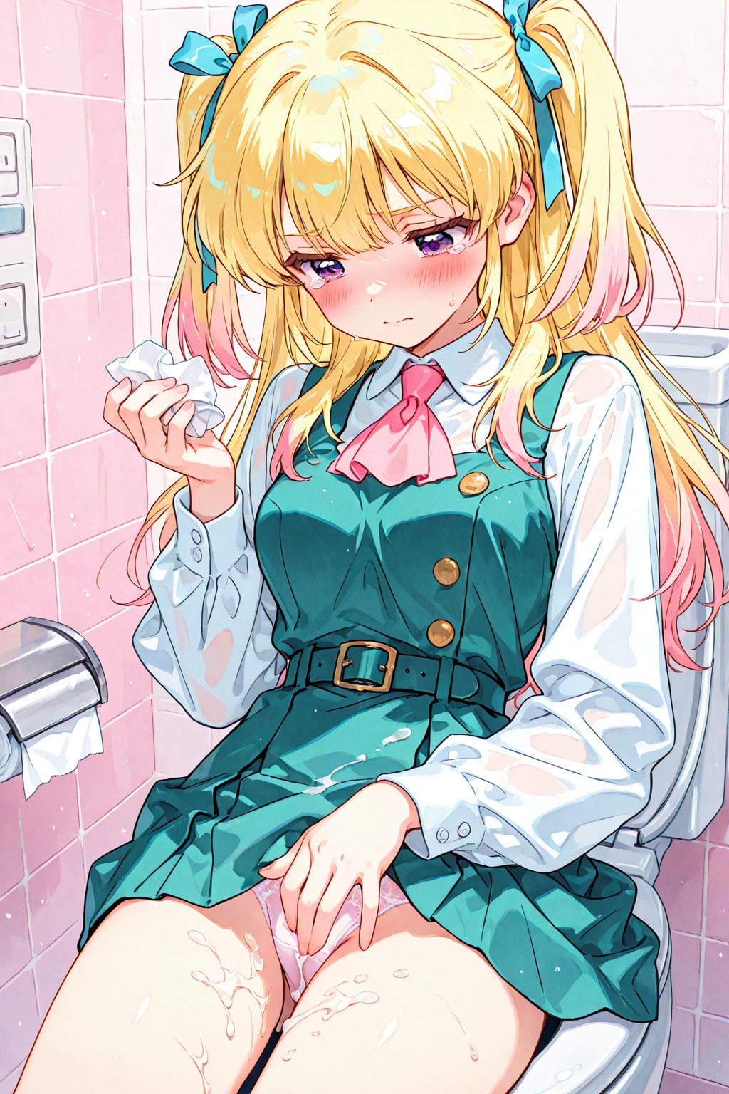 学校トイレの麻衣子ちゃん④