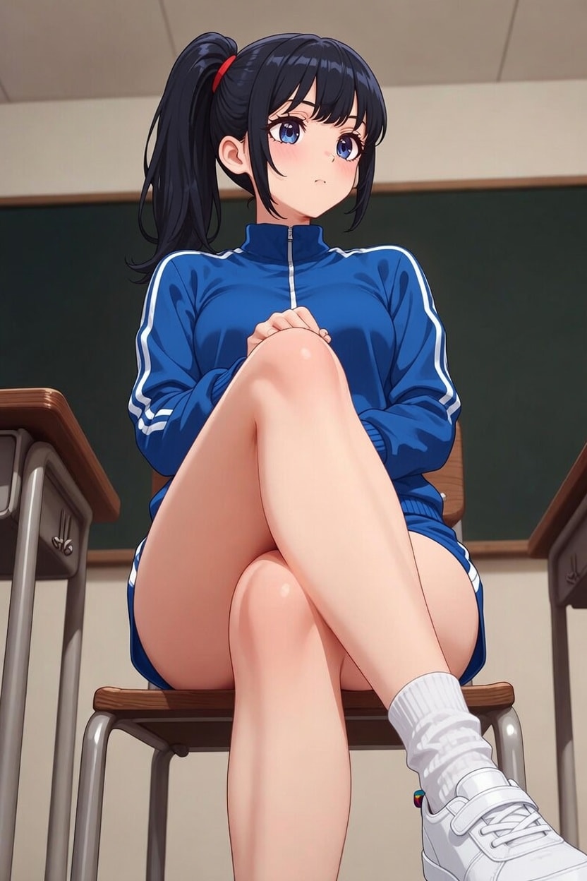 美しい脚組み