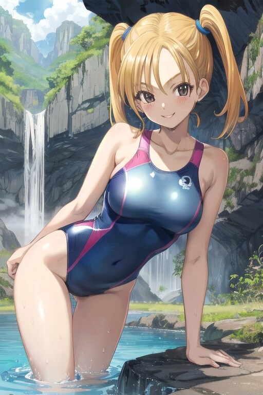 競泳水着のゼシカ