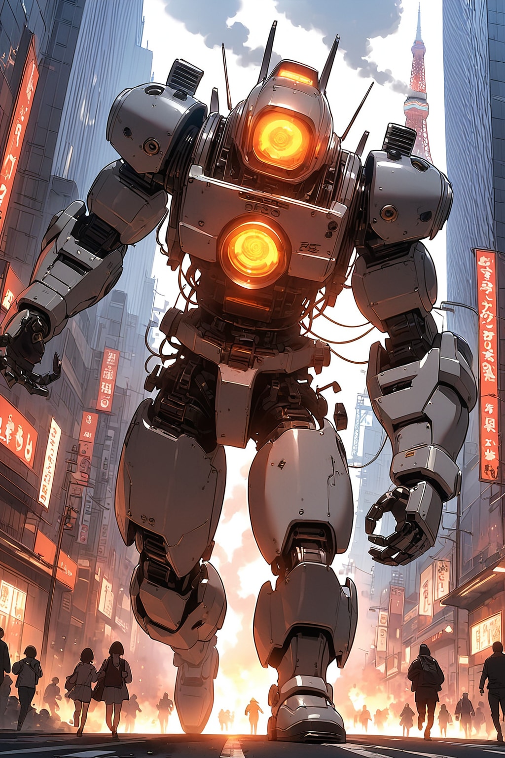 暴走ロボット | の人気AIイラスト・グラビア