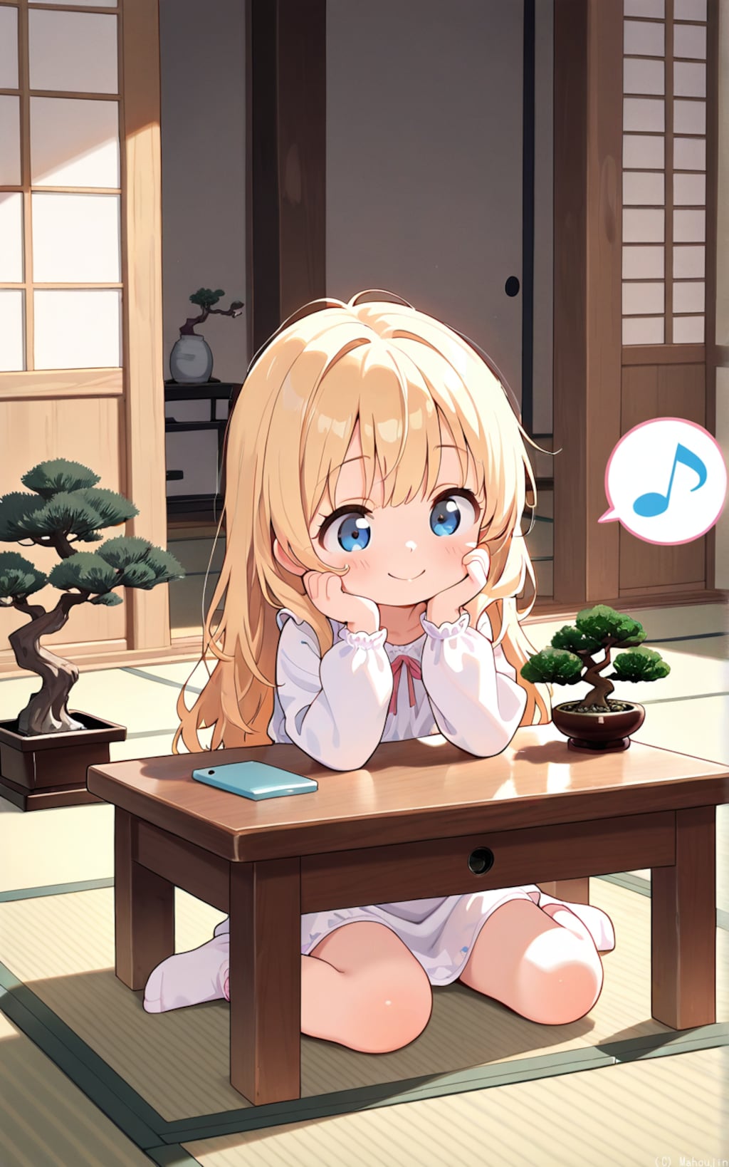 小さな盆栽に宿る少女の夢