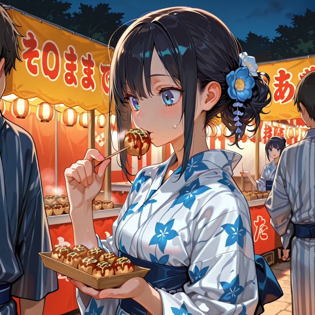 夏祭りたこ焼き