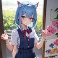 猫と少女 7枚目