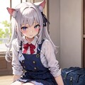 猫と少女 9枚目