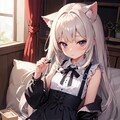 猫と少女 3枚目
