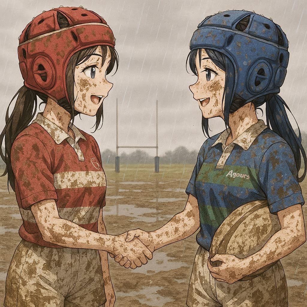 🏉泥まみれの女子ラグビー 146