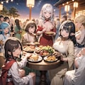 エルフの森の忘年会 5枚目