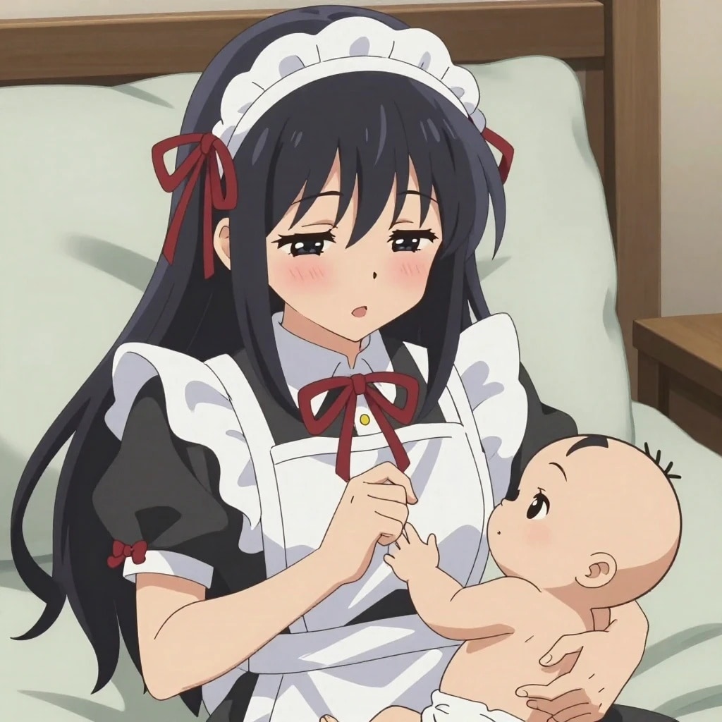 アンドロイドだから出ませんよ　　（あかちゃん　かたい胸だな）