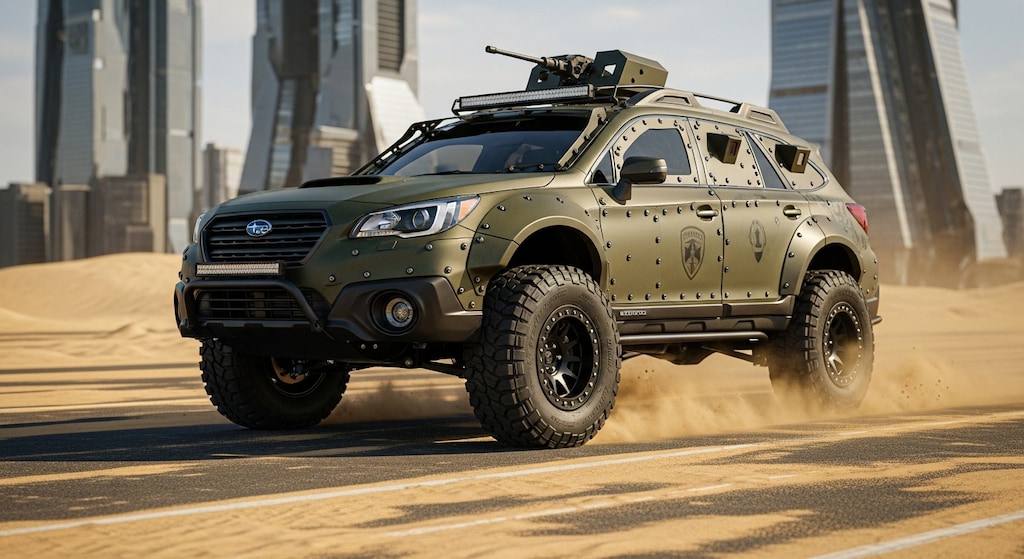 レガシィアウトバック軍用車