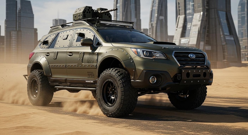 レガシィアウトバック軍用車