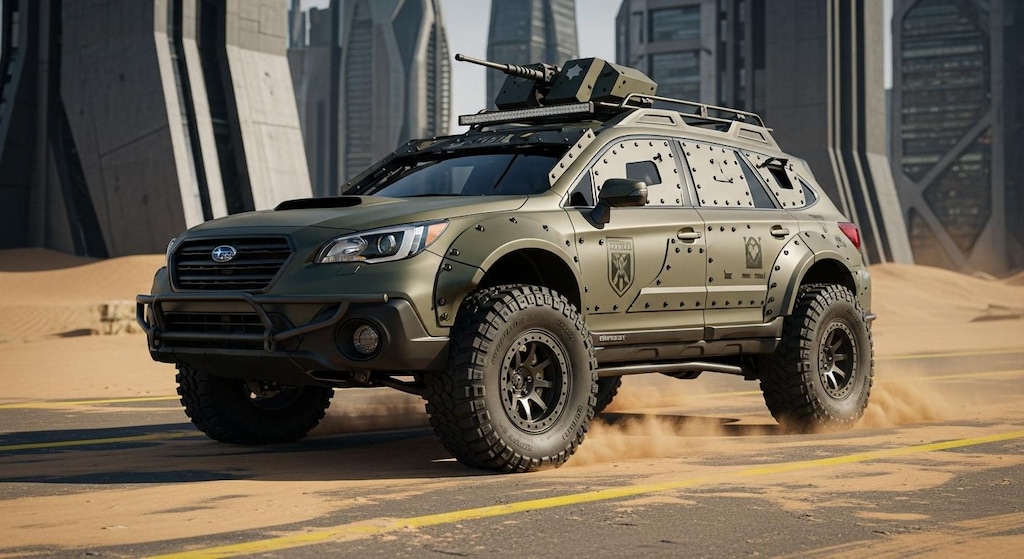 レガシィアウトバック軍用車