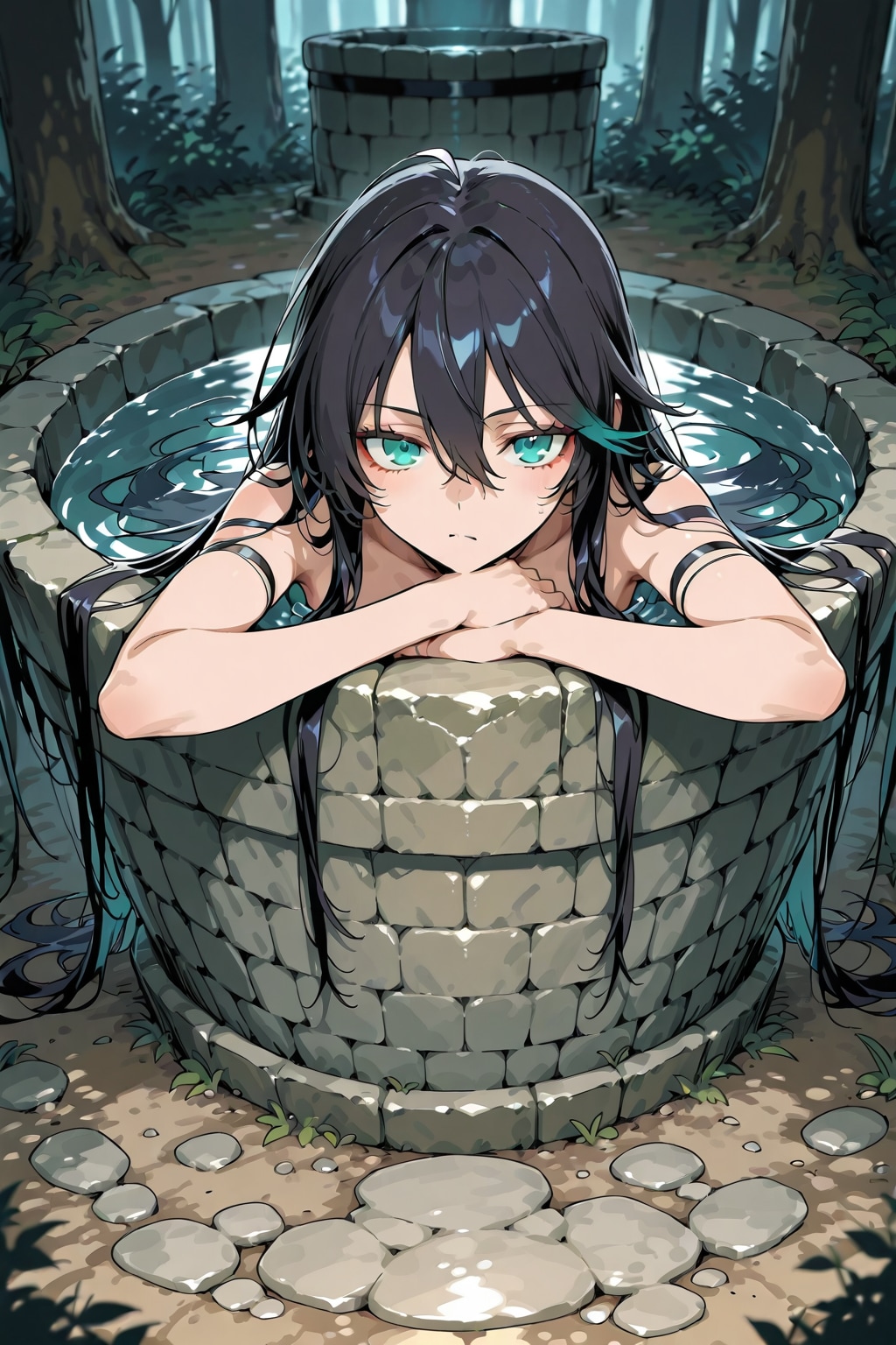 井戸 | の人気AIイラスト・グラビア