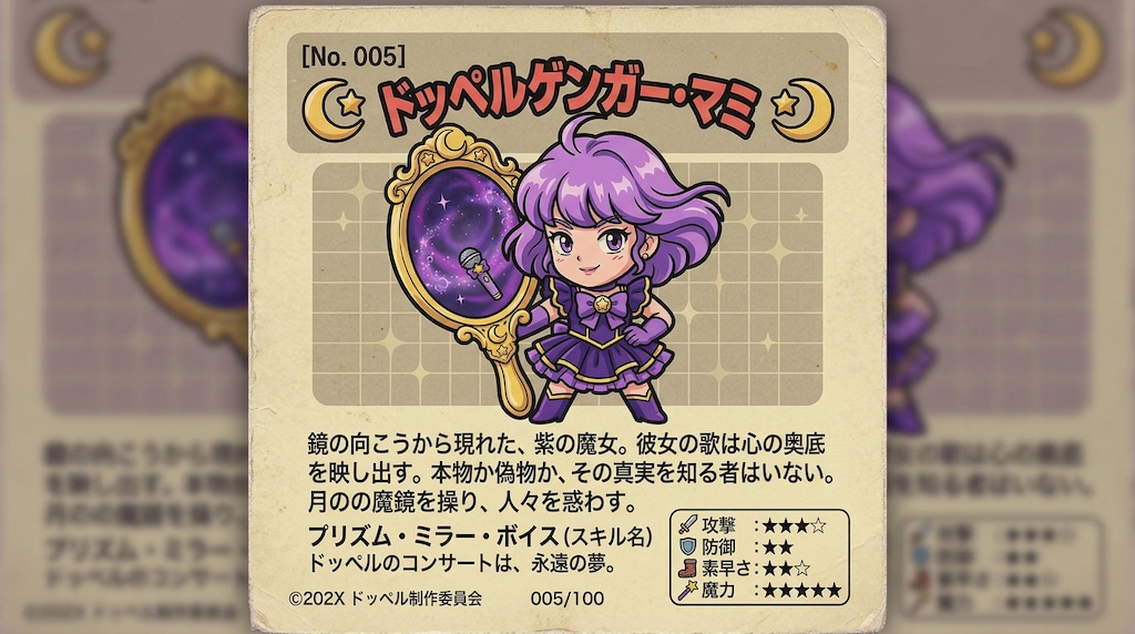 ドッペルマミのシール