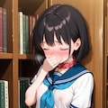 図書室でこっそりオナニーする美少女ちゃん 5枚目