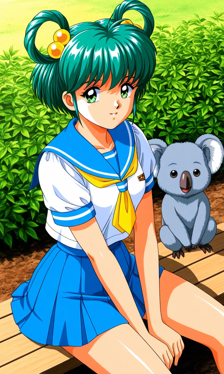 PixAIのLoRAで館林見晴🐨🎮❤️