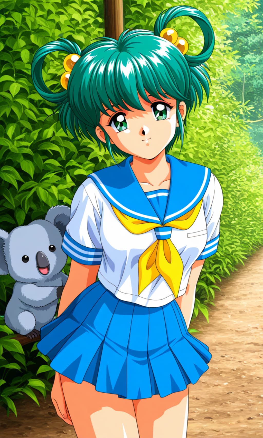 PixAIのLoRAで館林見晴🐨🎮❤️