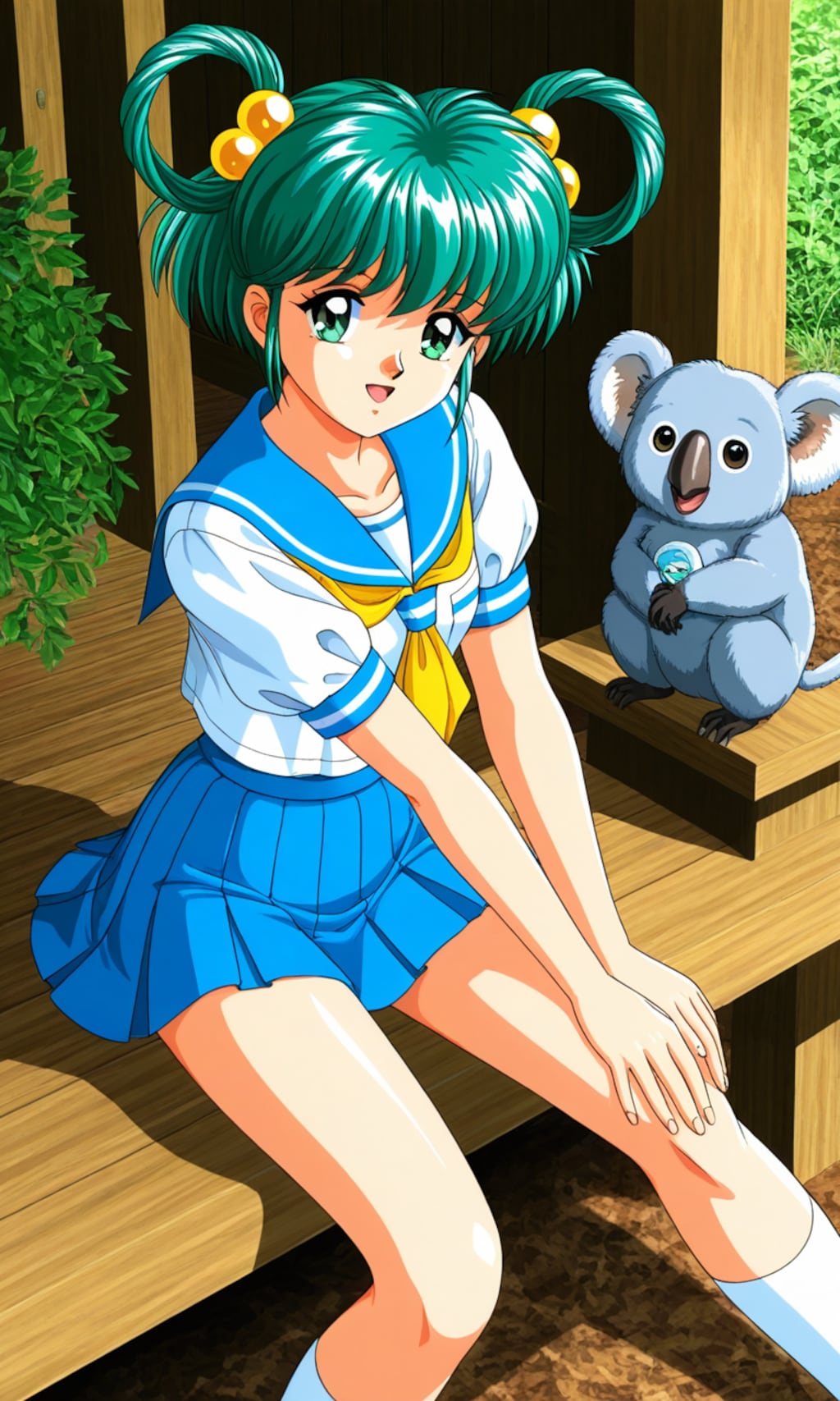 PixAIのLoRAで館林見晴🐨🎮❤️