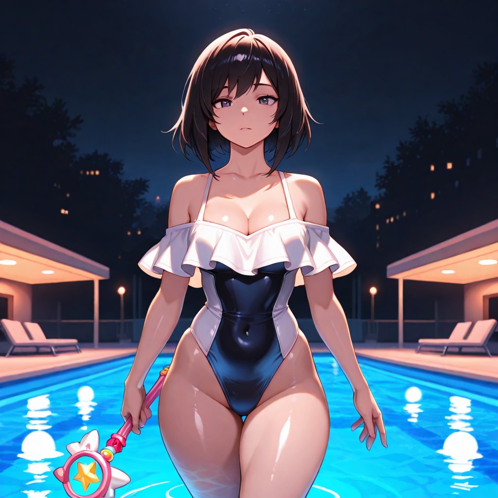 魔法少女とナイトプール