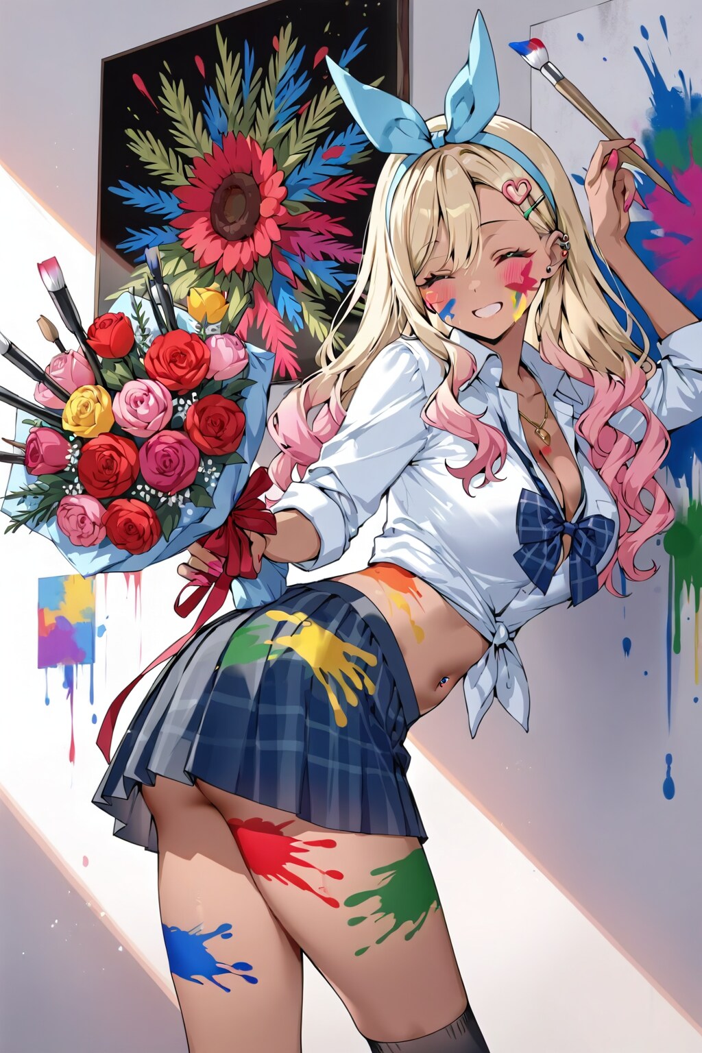 花束をどうぞ
