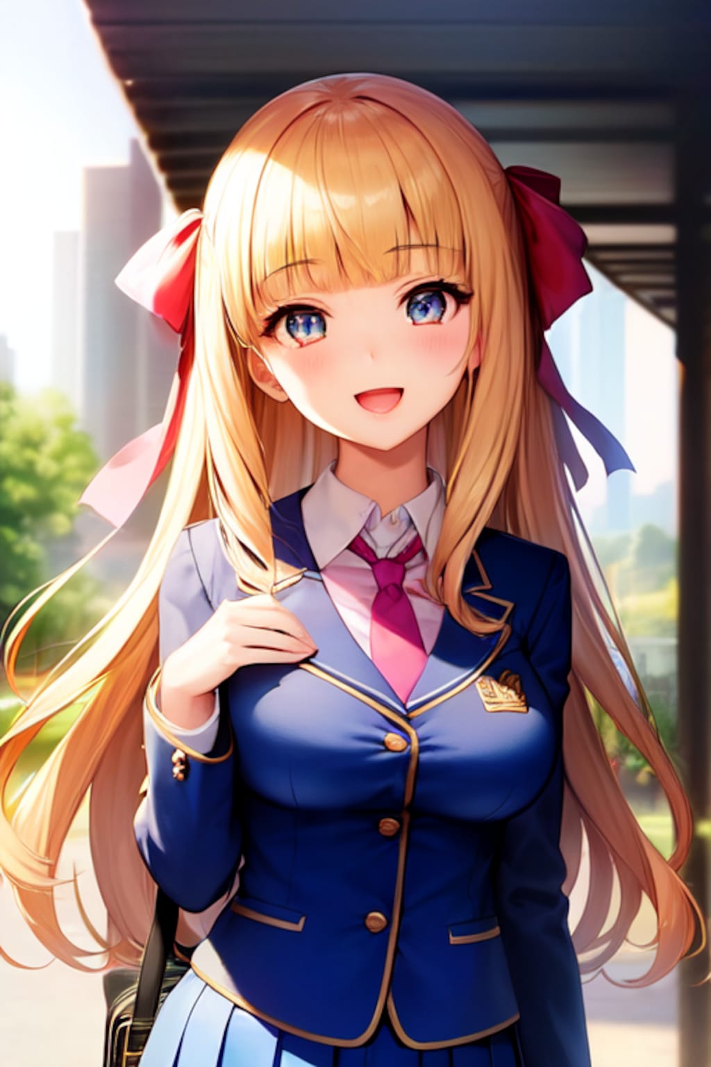 紺ブレザー制服