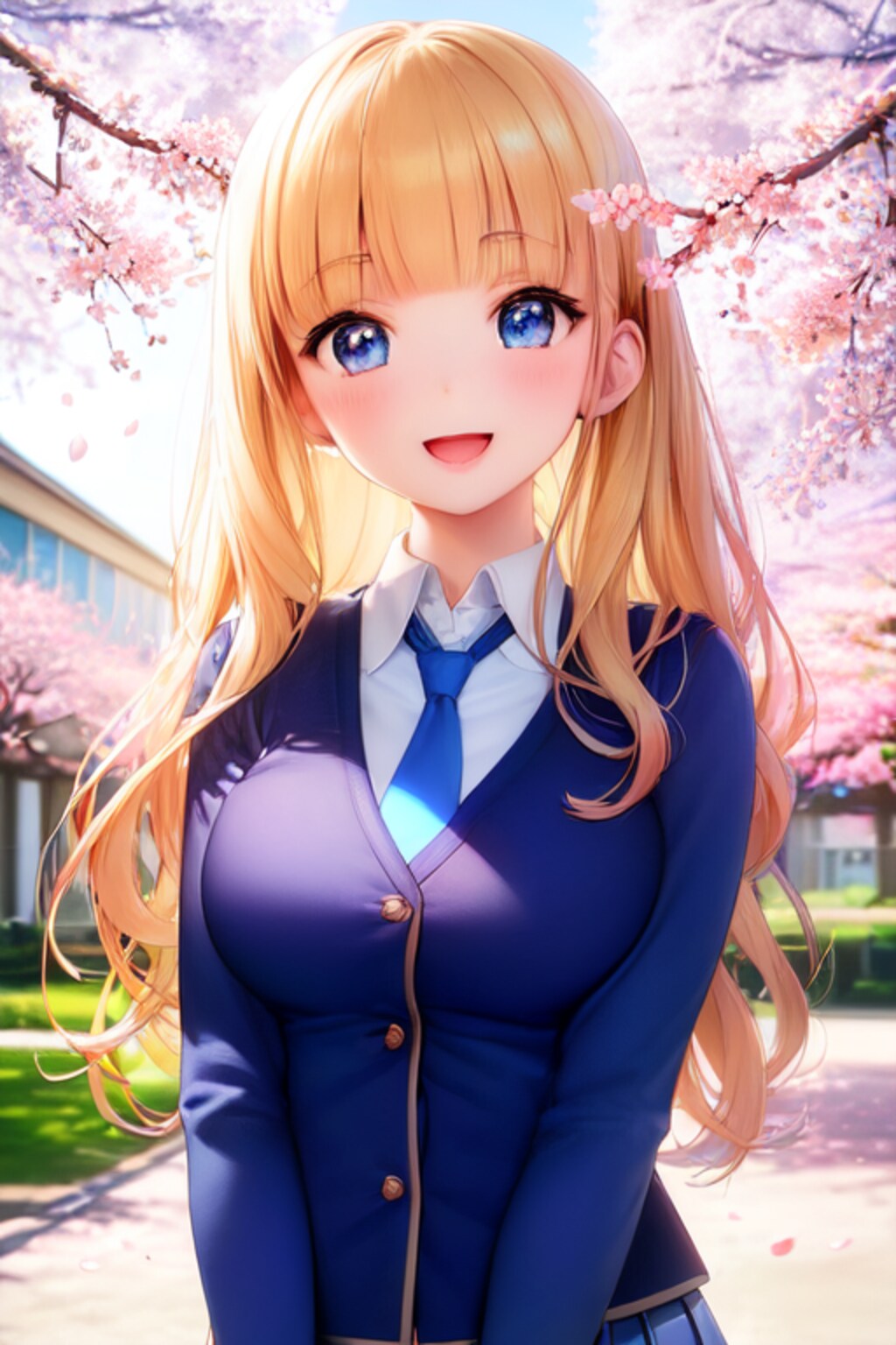 紺ブレザー制服