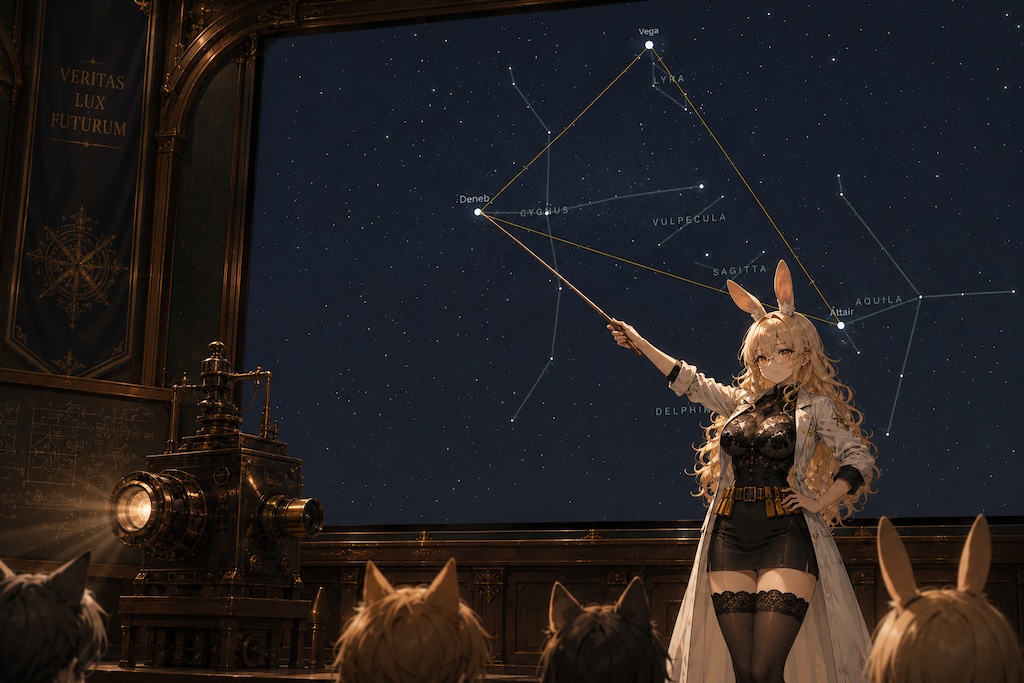 夏の星座：白鳥座 Cygnus