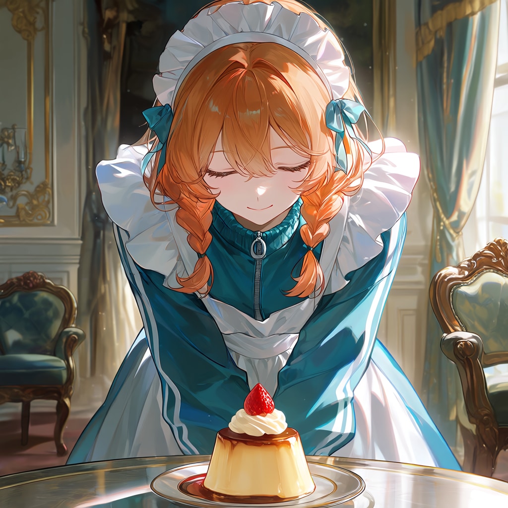 朝のプリンでございます | の人気AIイラスト・グラビア
