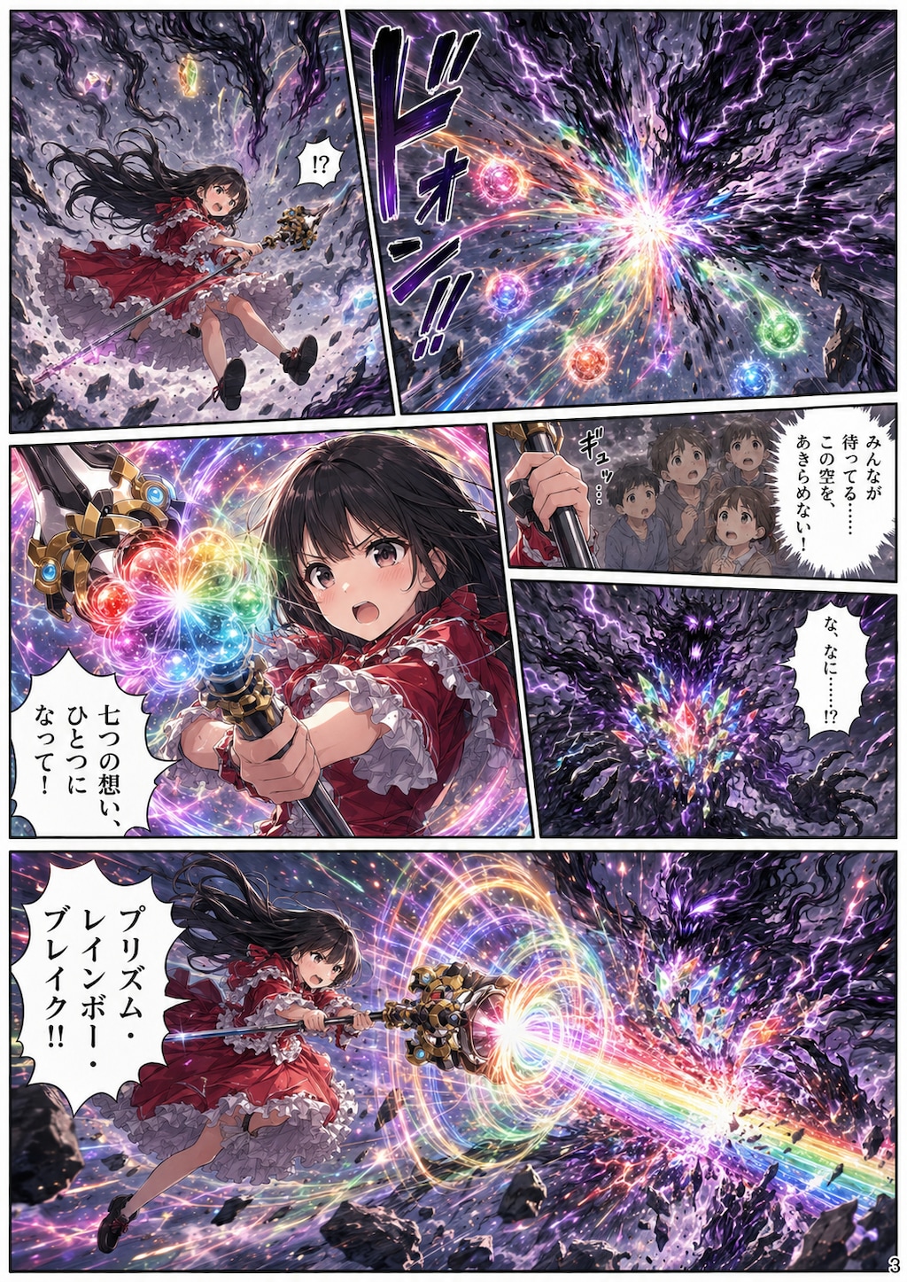 魔法少女と虹