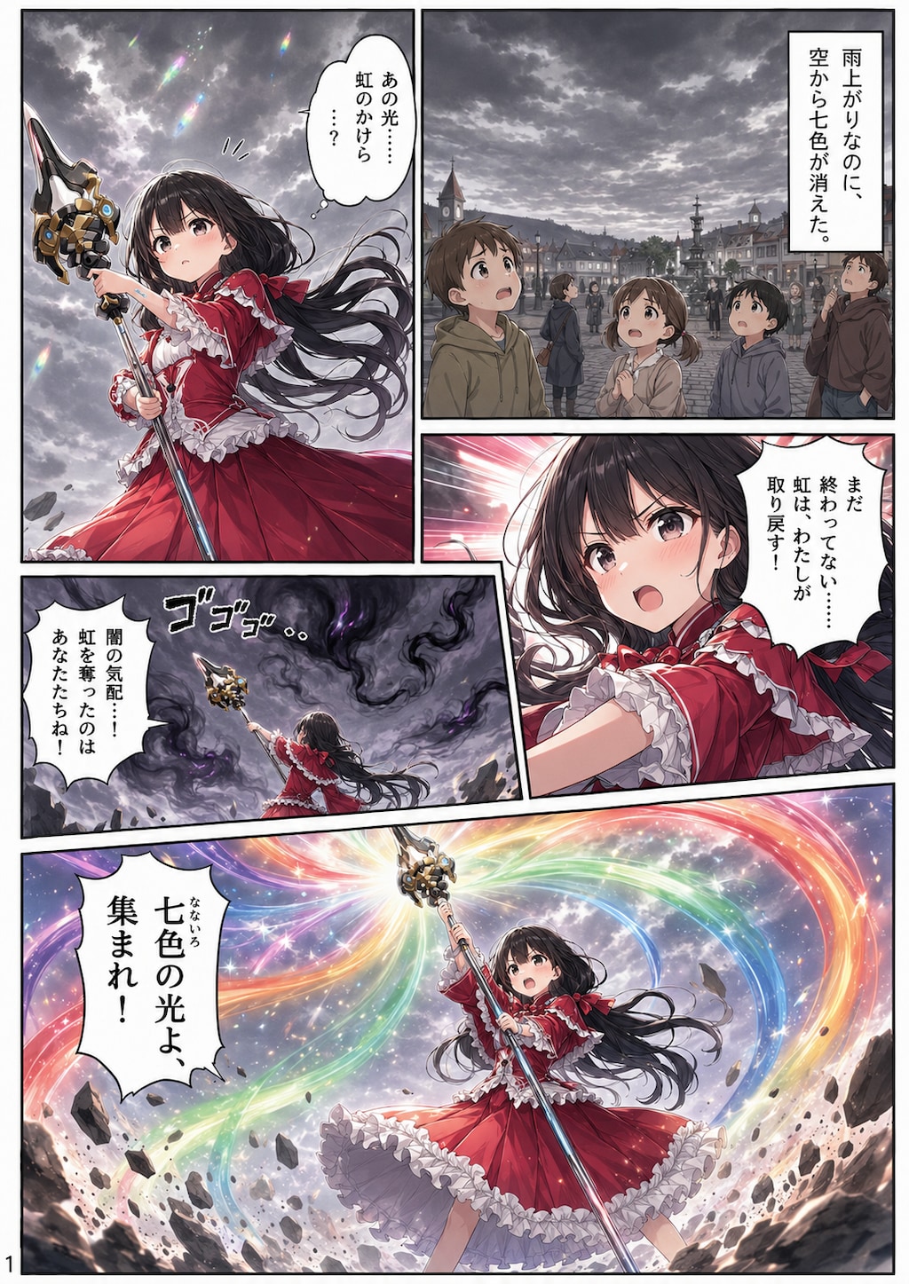 魔法少女と虹