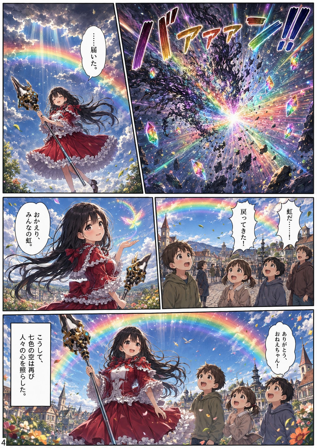 魔法少女と虹
