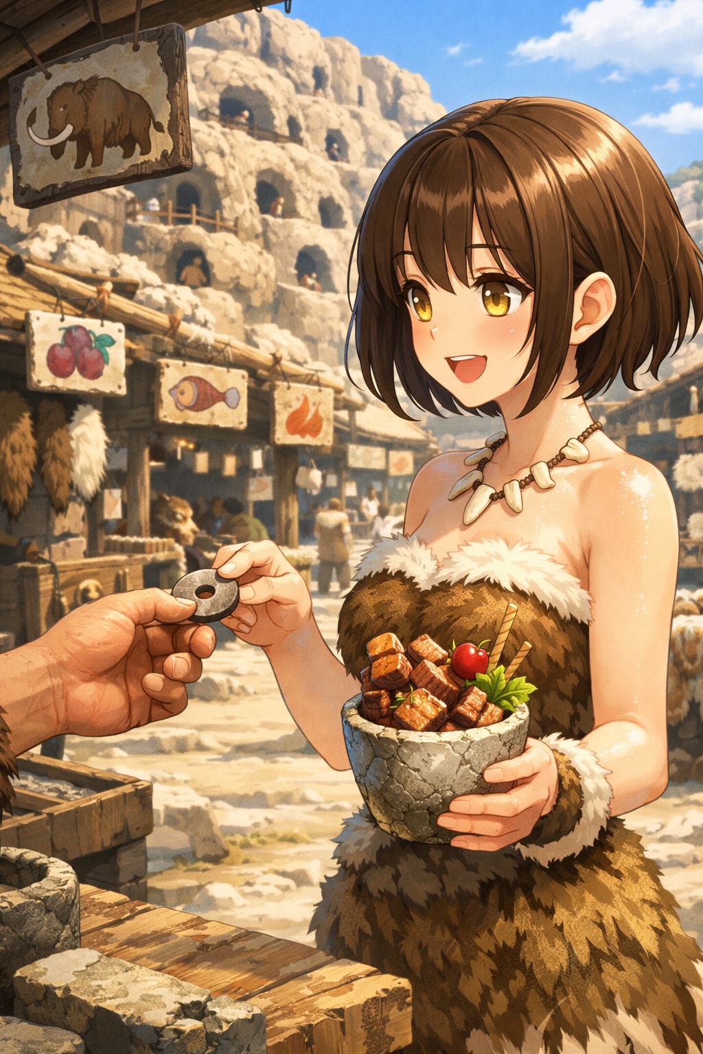 石器時代さんま゛ちゃん。