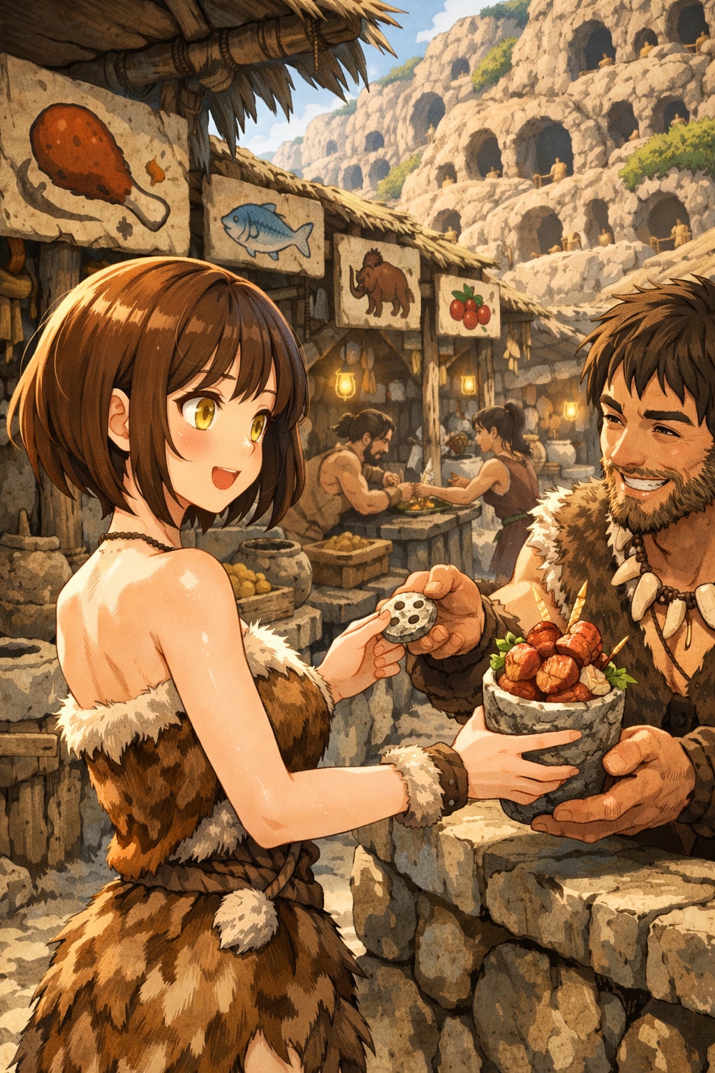 石器時代さんま゛ちゃん。